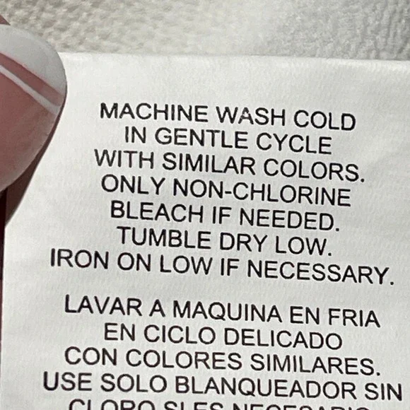 Lily White Cold Shoulder‎ Tie Sleeve Blouse Top White Size Medium BOHO EUC - Picture 6 of 6